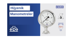 Hijyenik clamp diyaframlı manometre